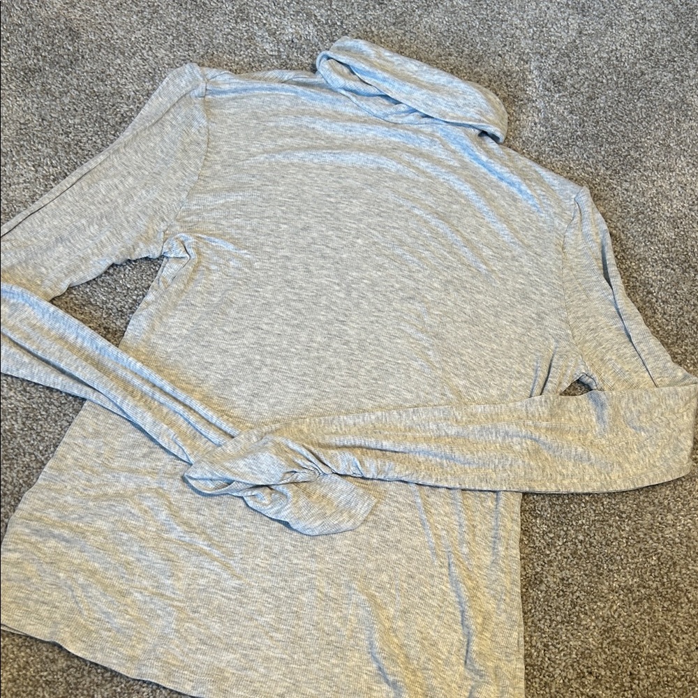 Gray fabletics turtle neck